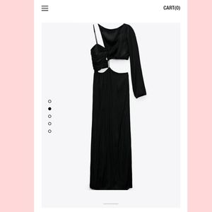 Zara Cut Out Midi Dress